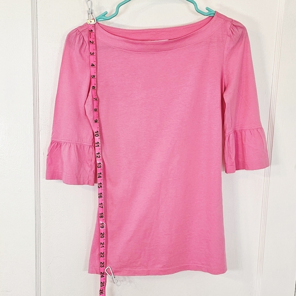 Pink Top with Ruffle Sleeves - Picture 4 of 7